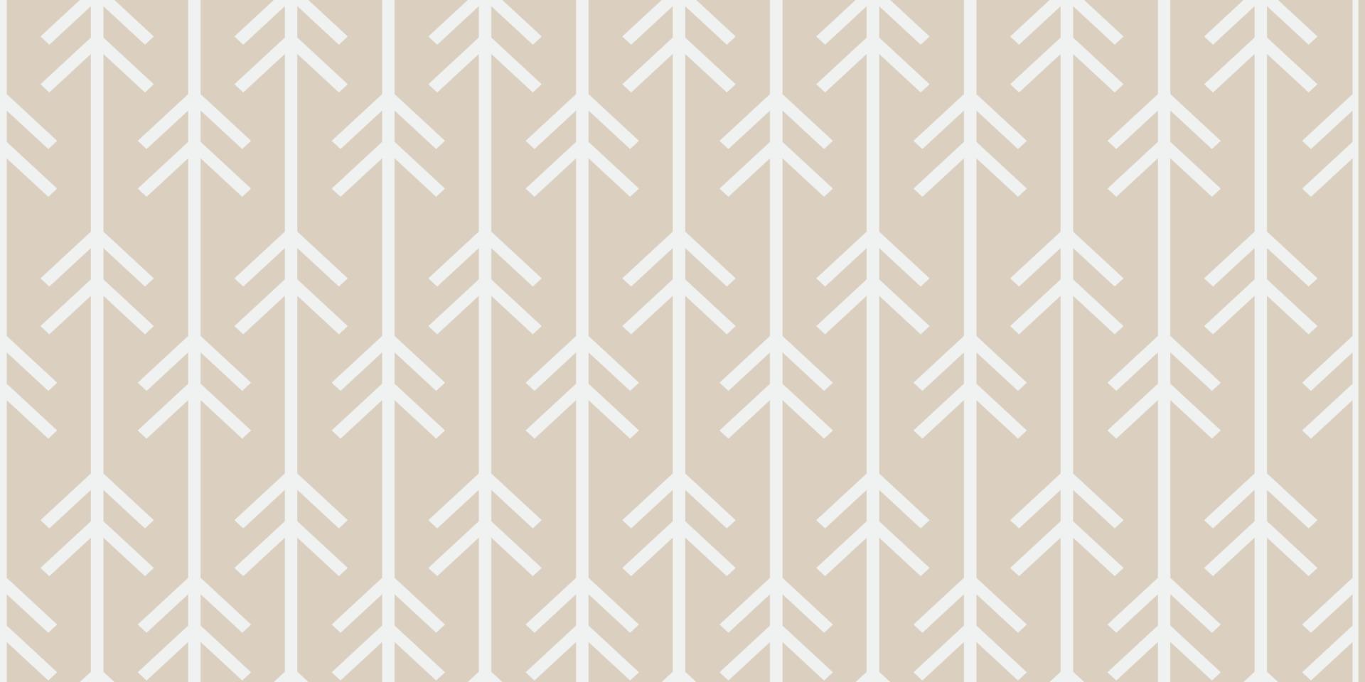 Seamless trendy arrow pattern. white arrows with scandinavian style vector