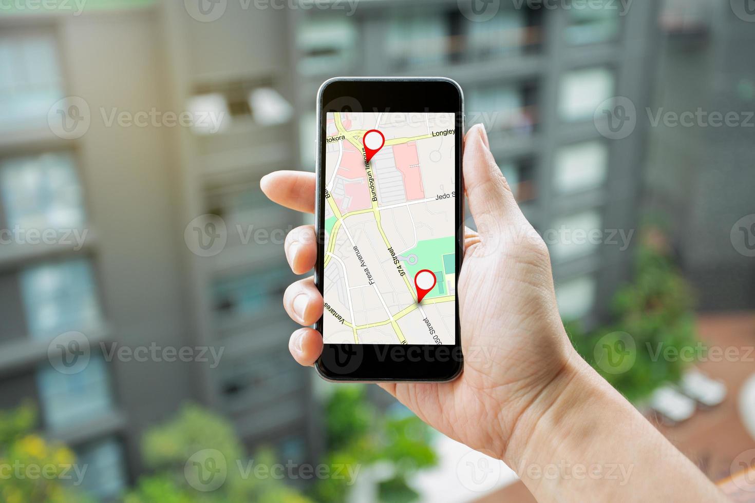 Logistic, geography, transport, travel and navigation GPS Concept. photo