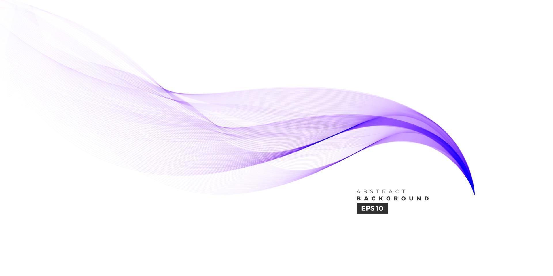 Abstract violet line wave vector background.