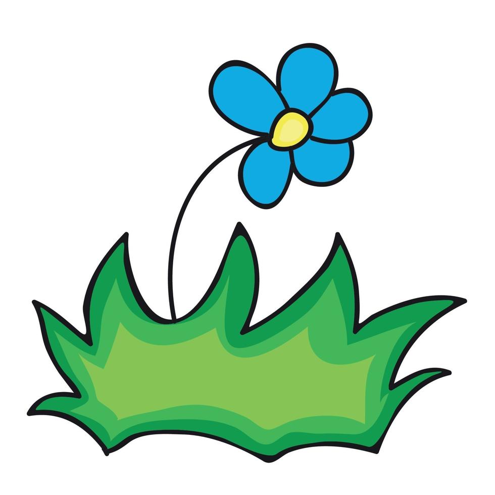 Flower for decoration, cartoon flower vector