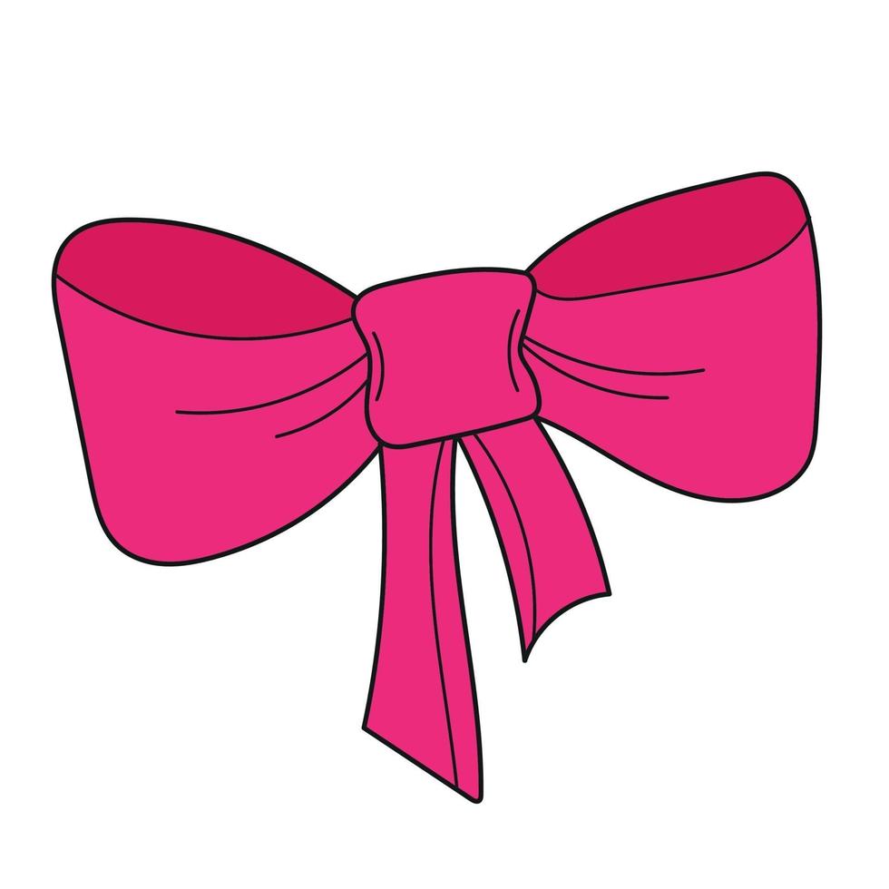 Cartoon bow vector