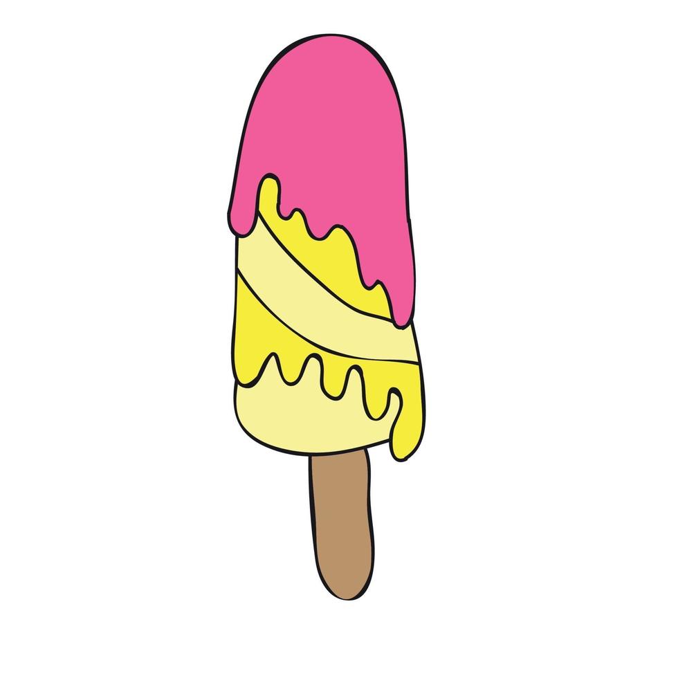 Summer mood - ice cream vector