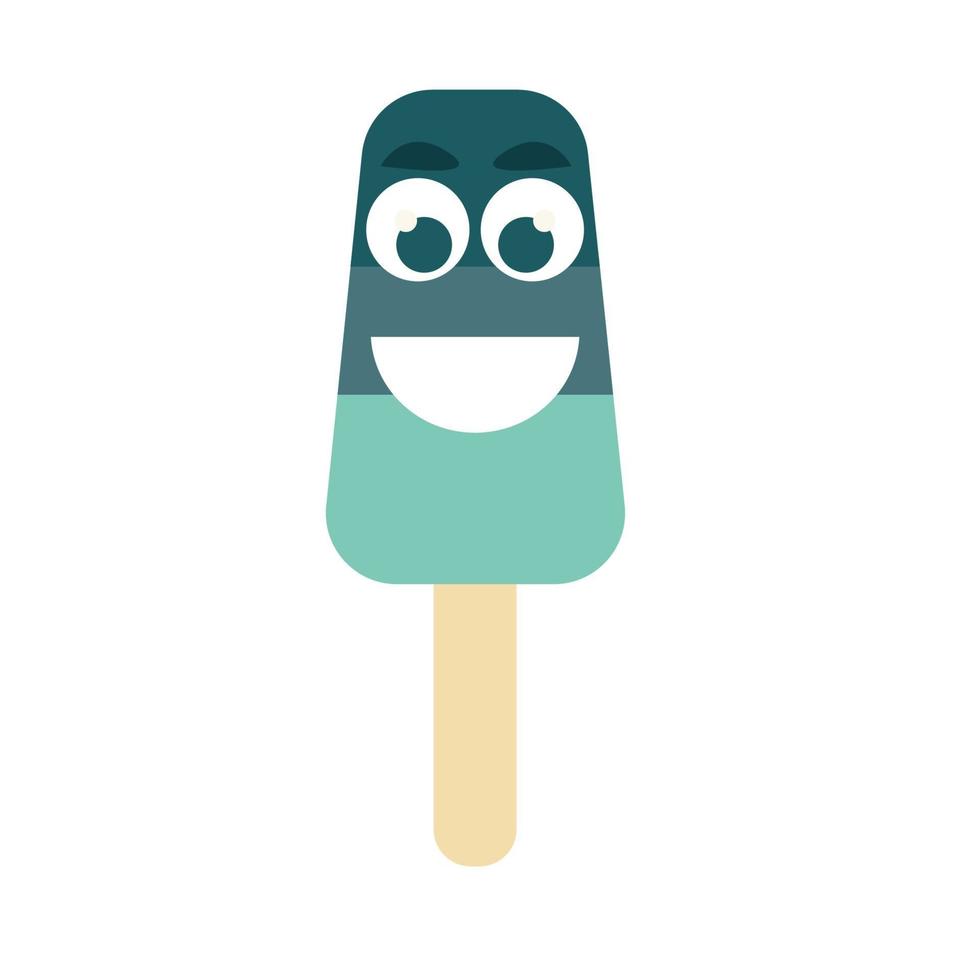 humor de verano - helado vector