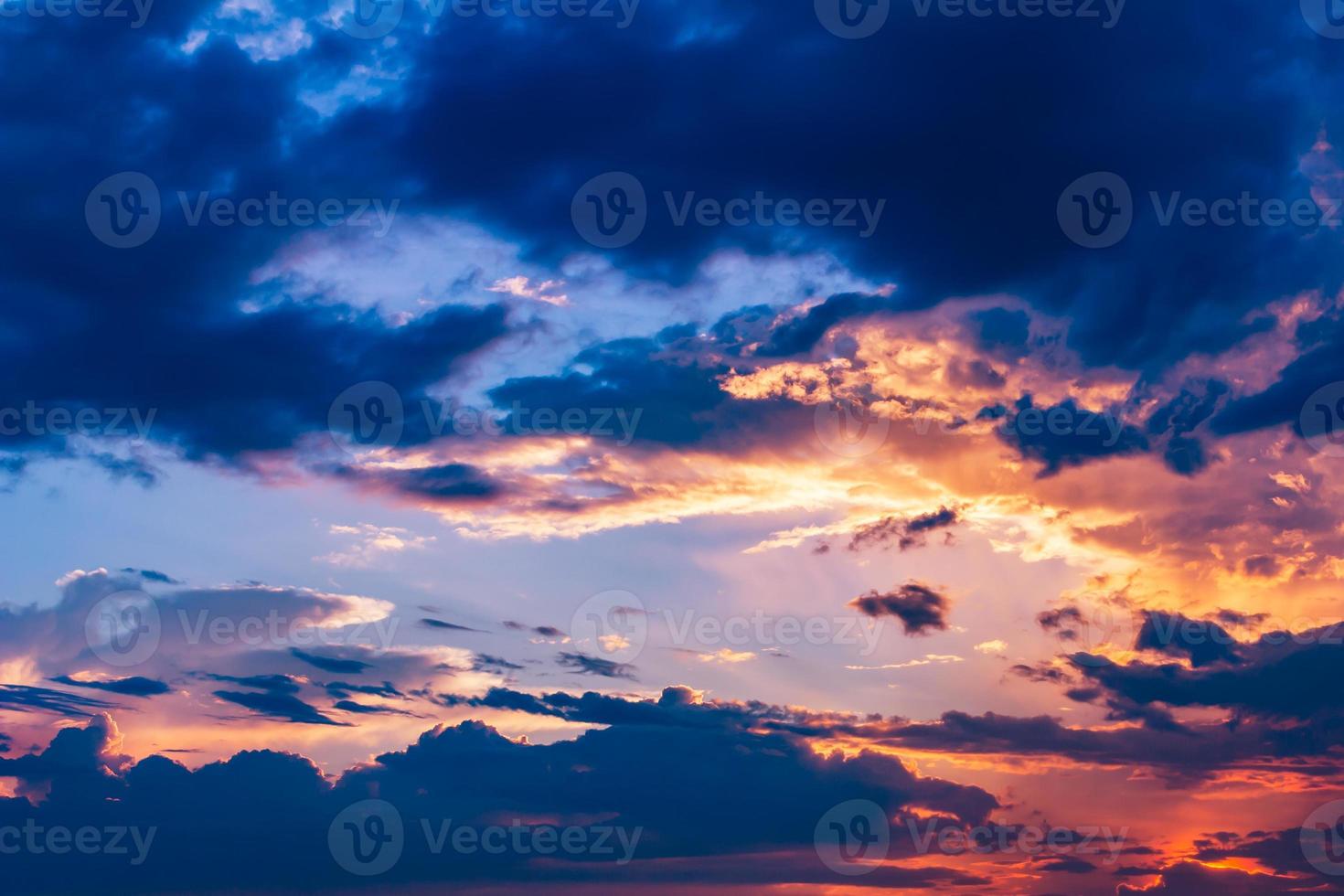 Sunset sky abstract for background photo