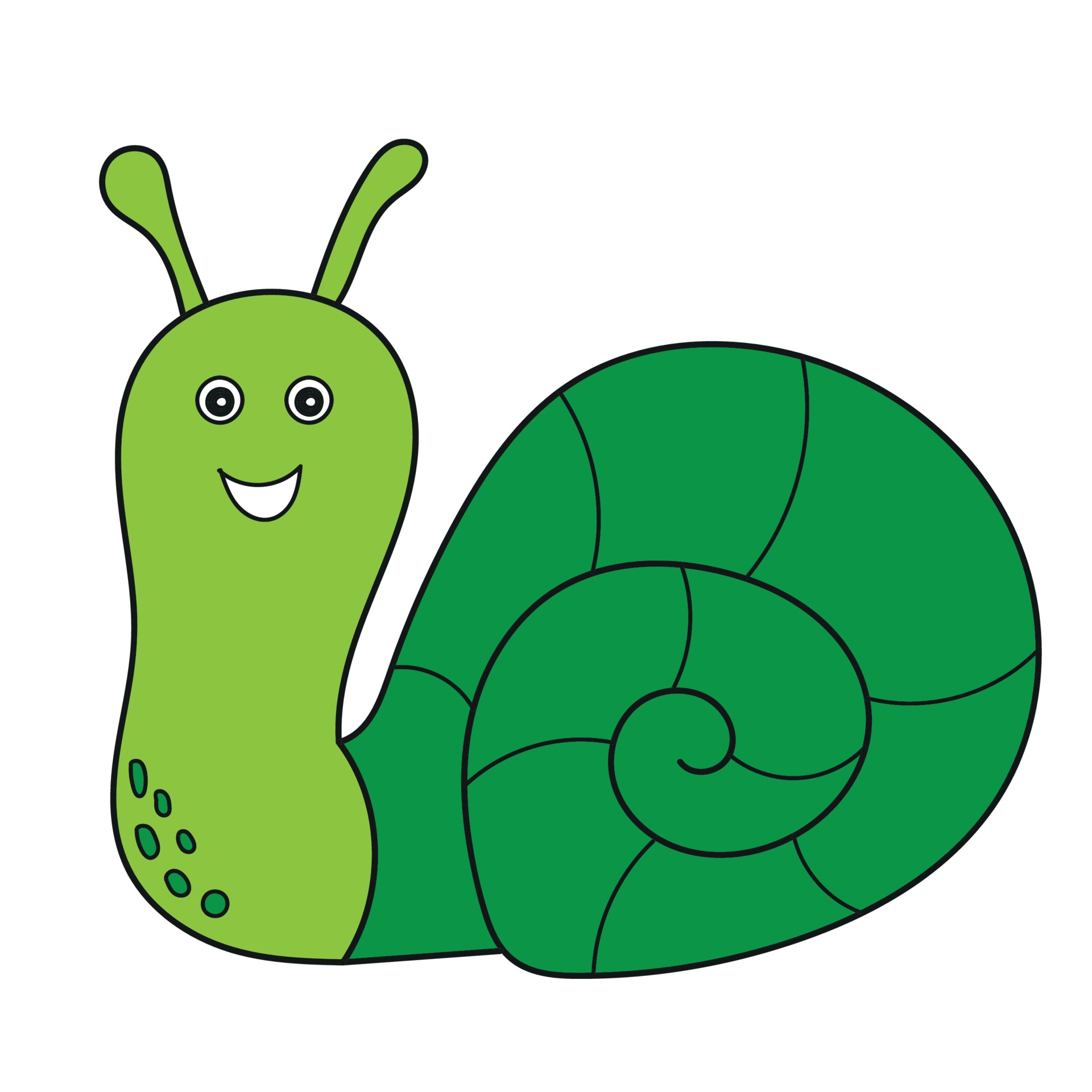 Green cartoon snail 3277707 Vector Art at Vecteezy Green cartoon snail 3277707 Vector Art at Vecteezy