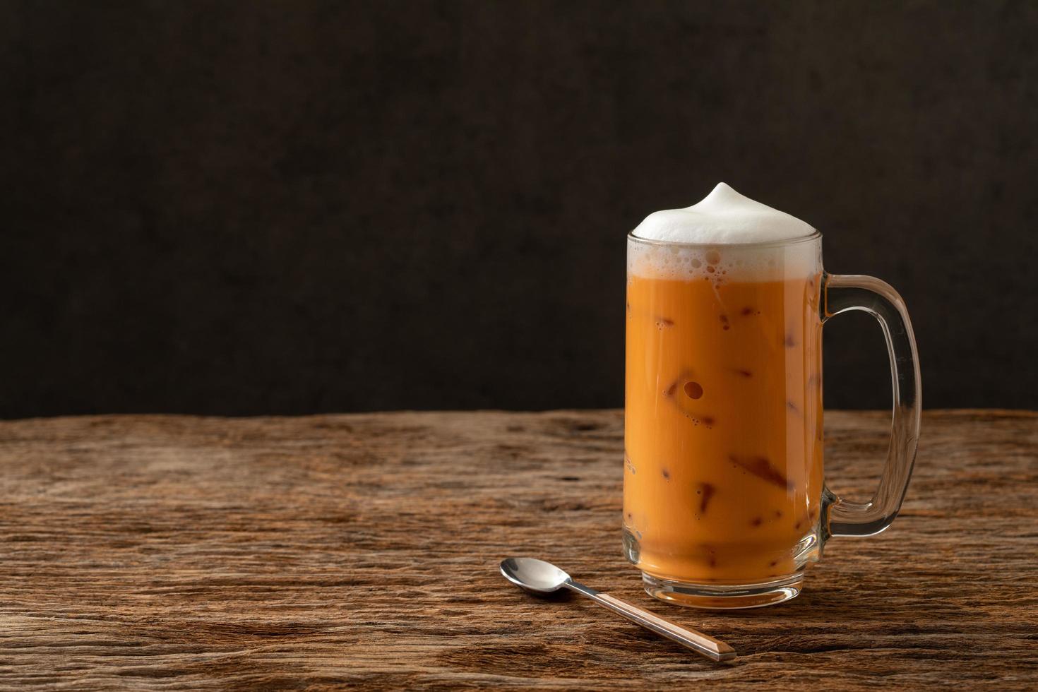 thai tea famous beverage drink traditional photo