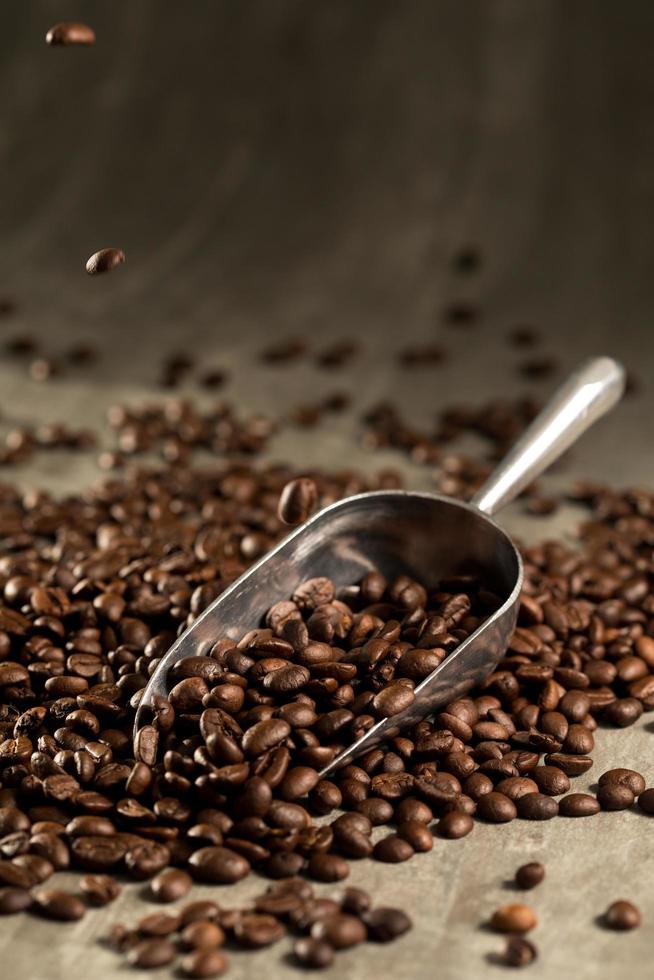 coffee beans good smell aroma drinking in morning for wake up photo