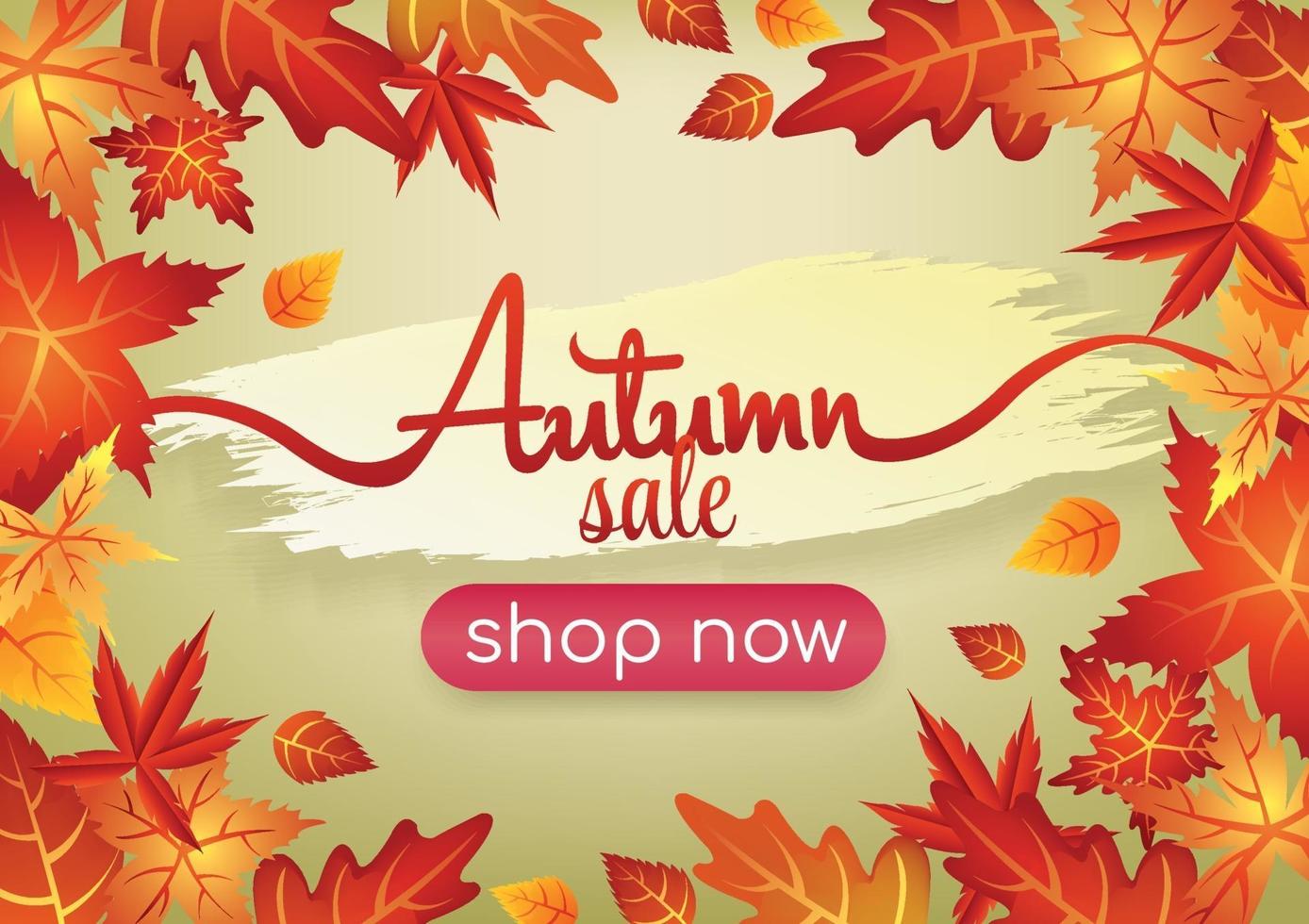 autumn season beauty art vector