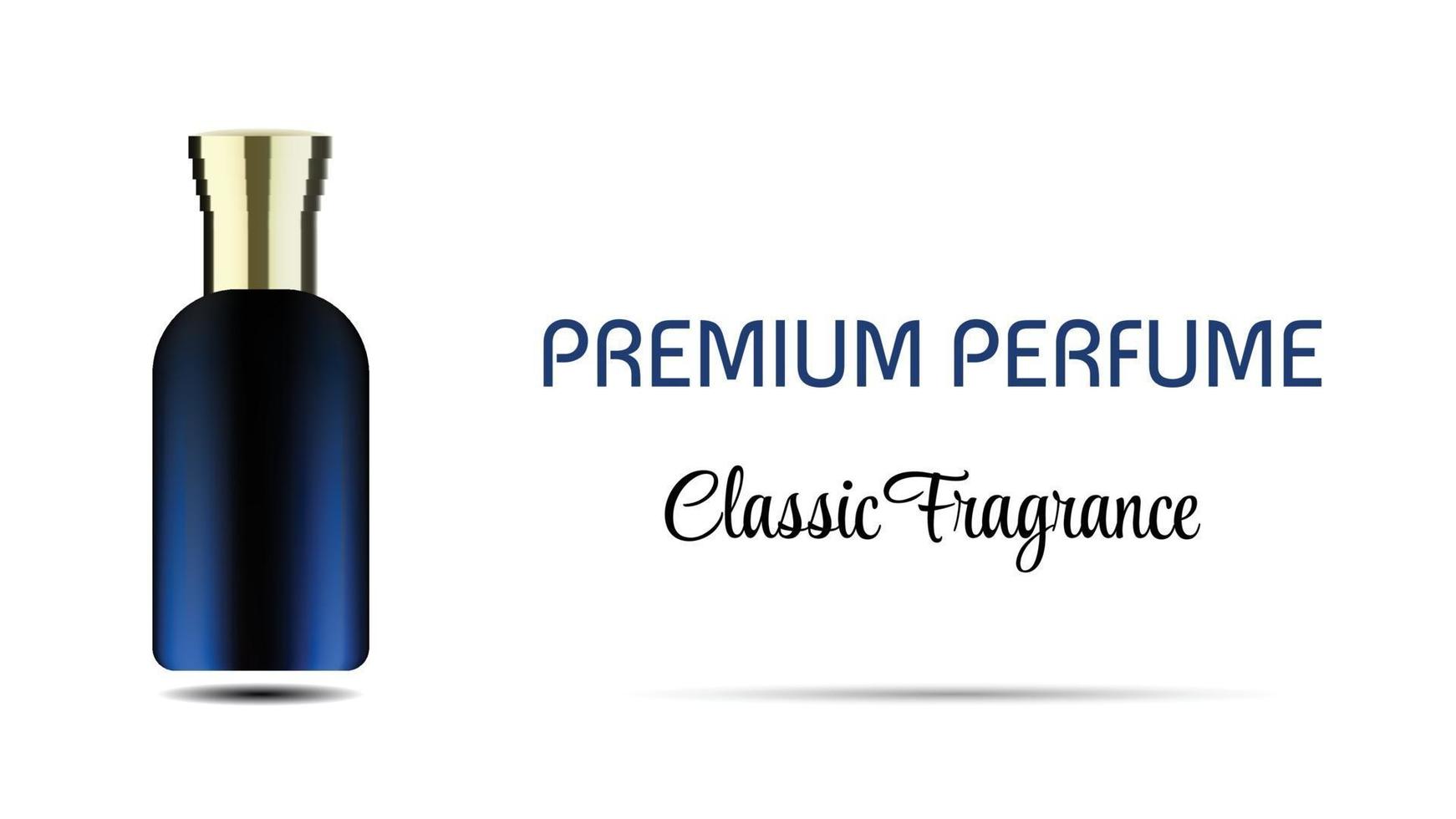 Premium perfume vector object