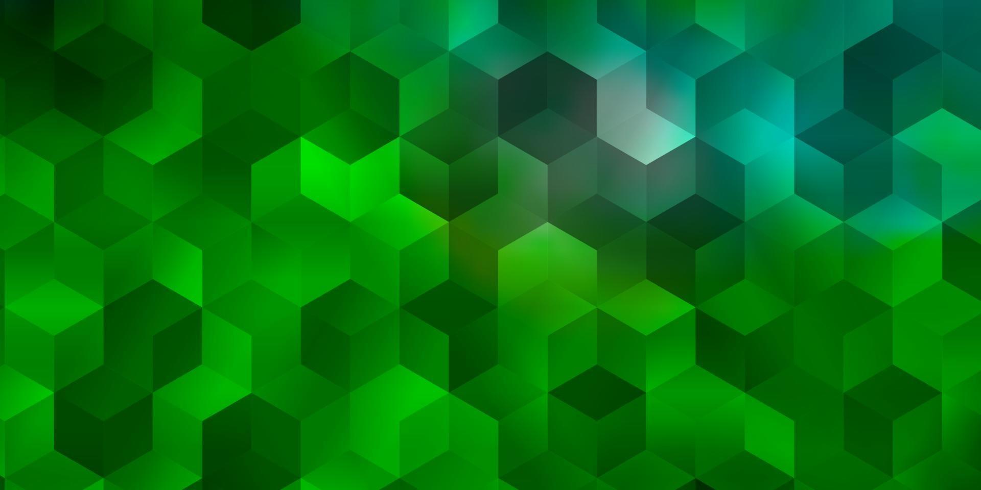 Light Blue, Green vector template in hexagonal style.