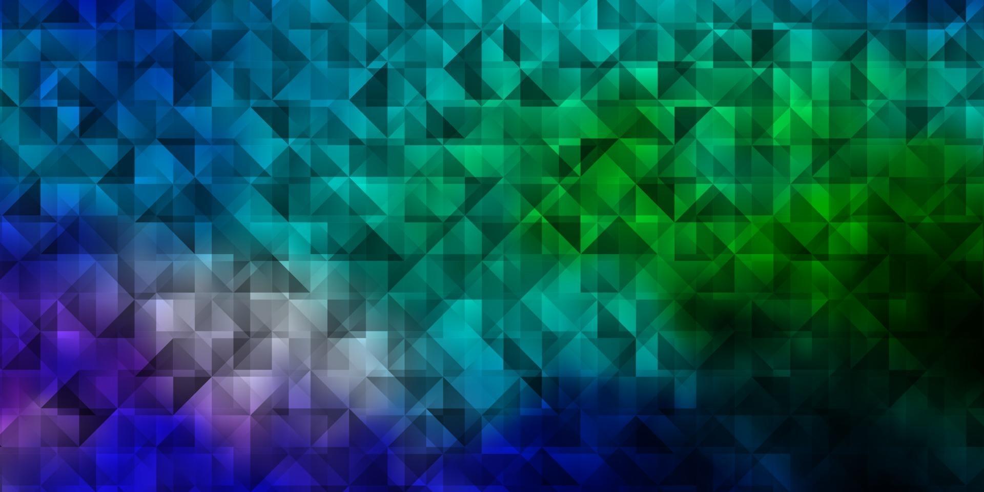 Light Blue, Green vector texture with triangular style.