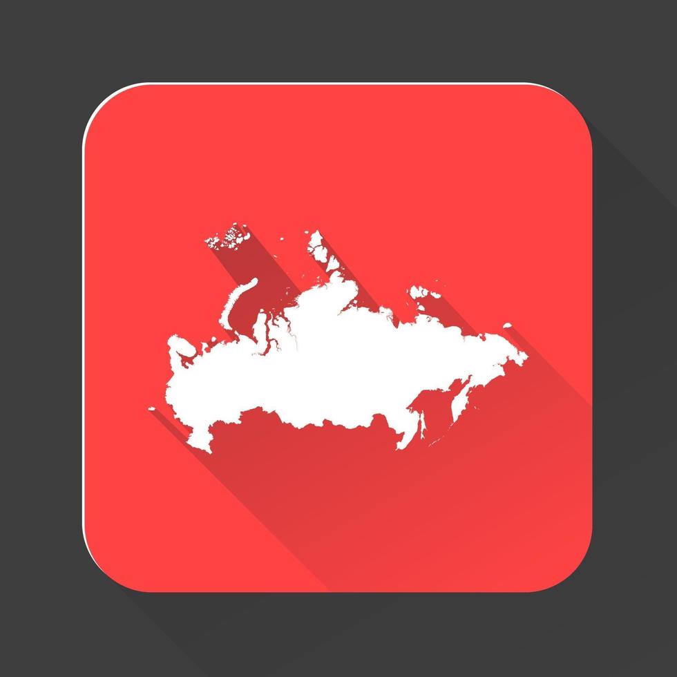 Highly detailed Russian Federation map with borders vector