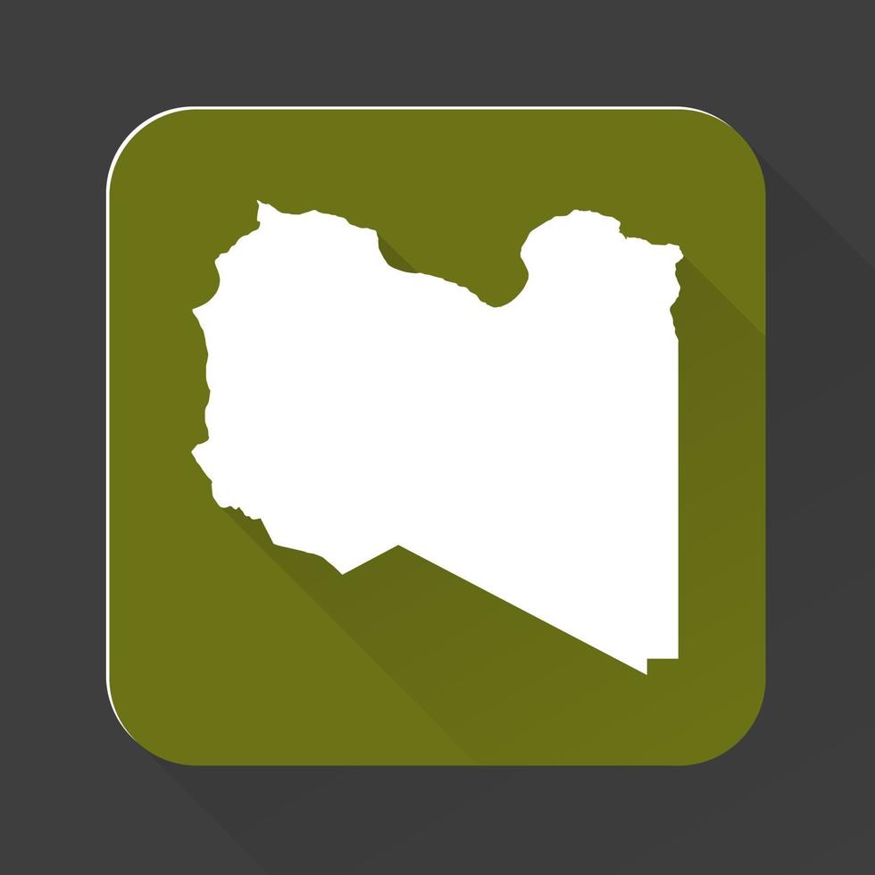 Highly detailed Libya map with borders isolated on background vector