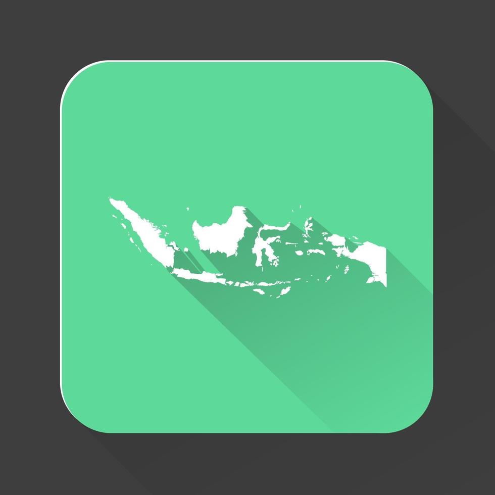Highly detailed Indonesia map with borders isolated on background vector