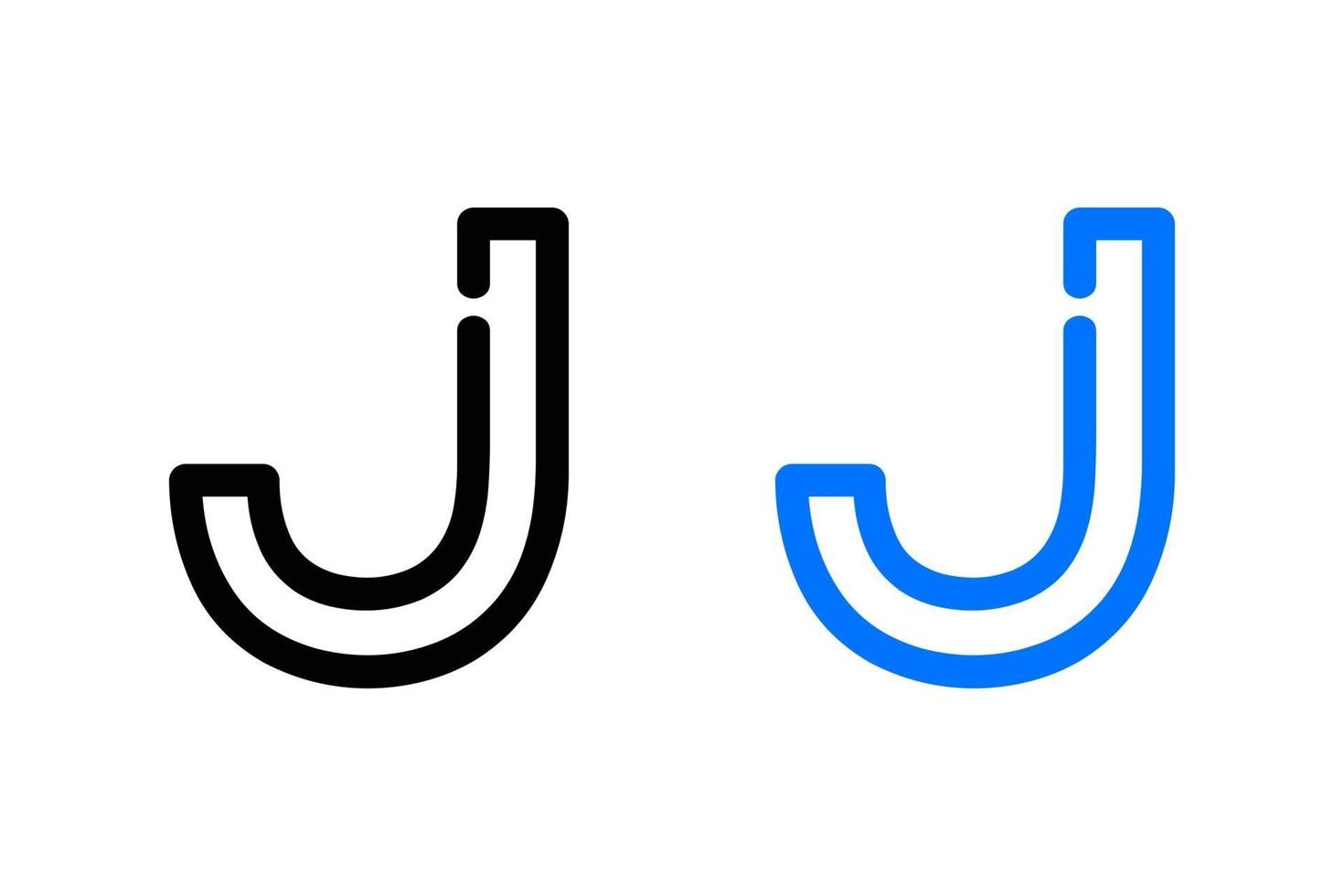 Outline Letter J Abstract Design 3278927 Vector Art at Vecteezy