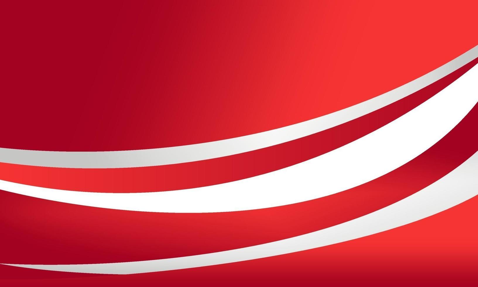 Modern Gradient Red Lined Background With Curves vector