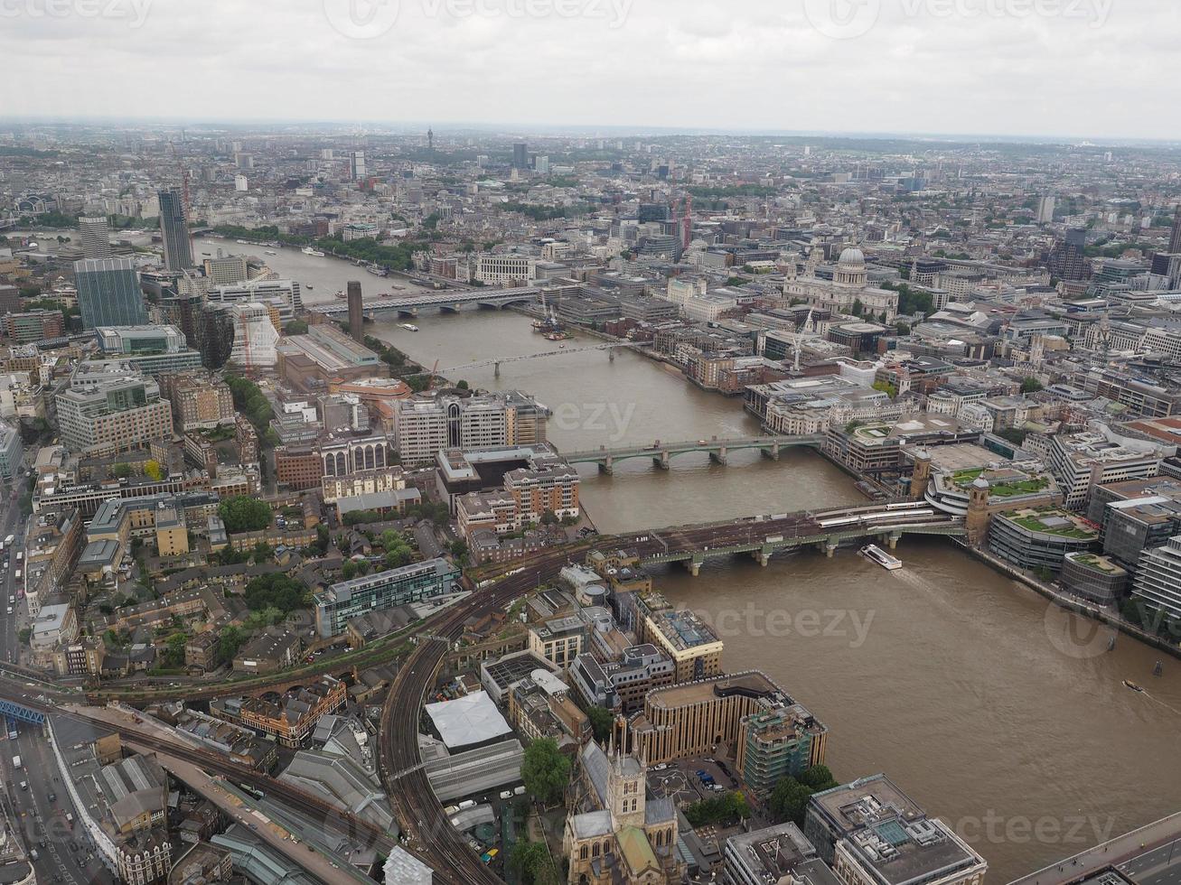 vista aerea de londres foto