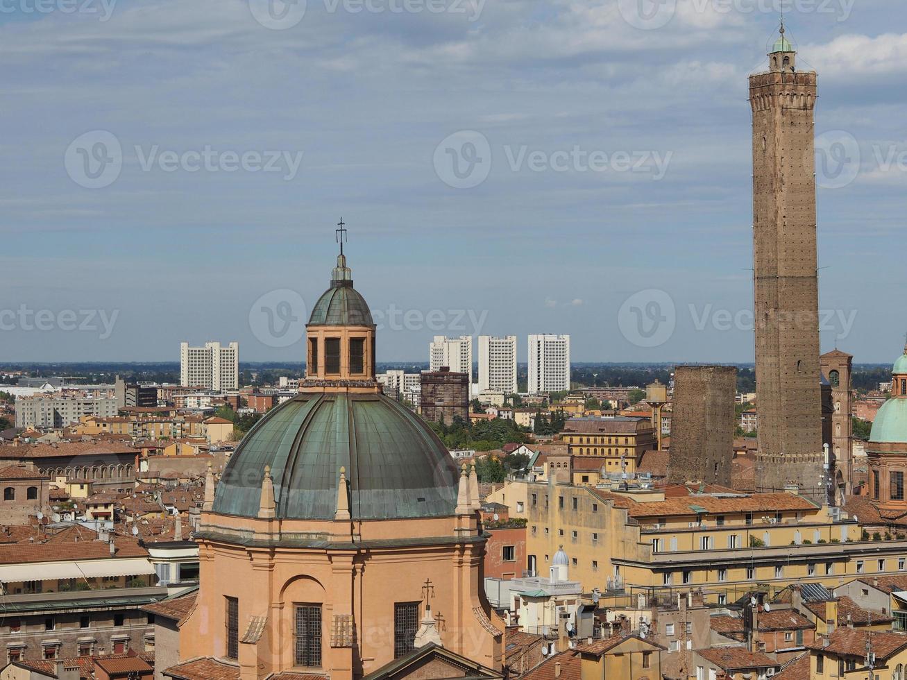 Aerial view of Bologna photo