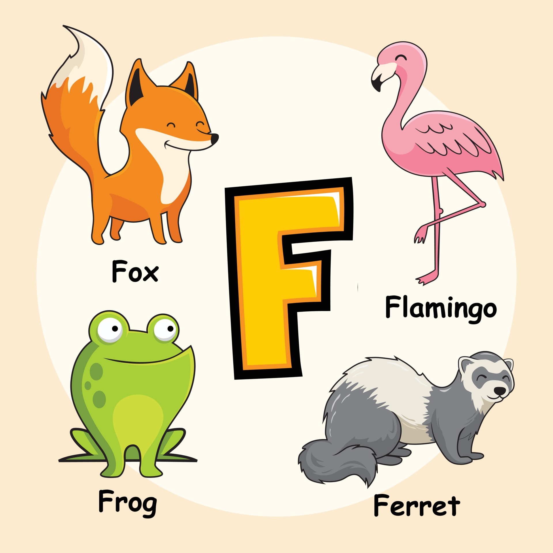 Lista 18+ Foto animal con f en ingles Cena hermosa