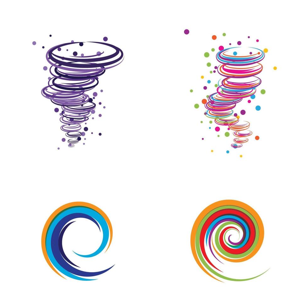 Tornado symbol vector illustration