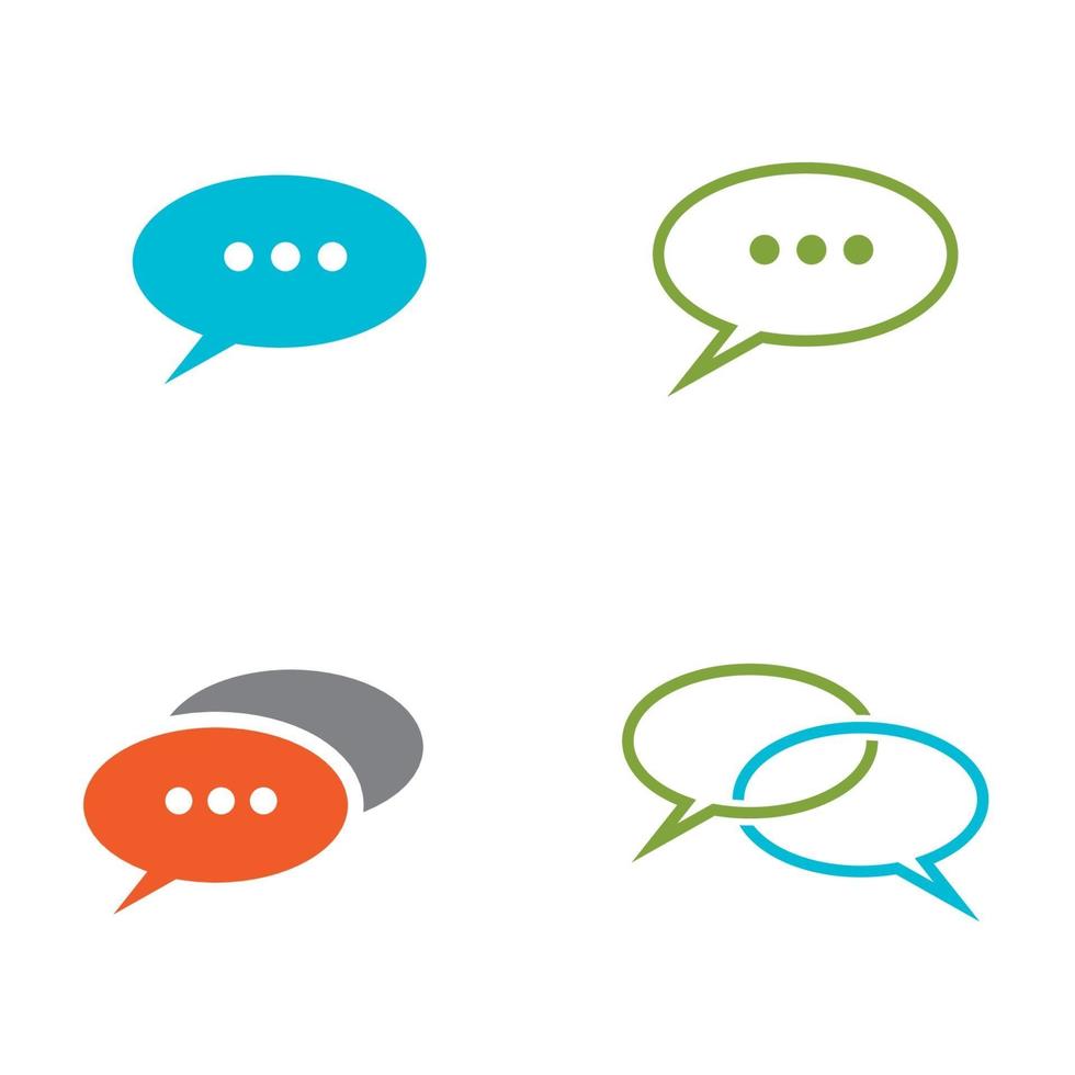 Speech bubble icon vector illustration