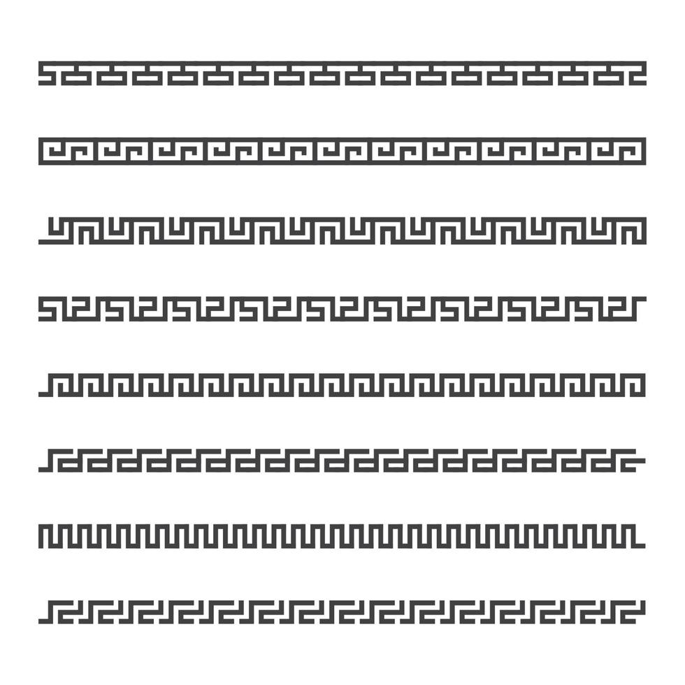 Chinese border design vector