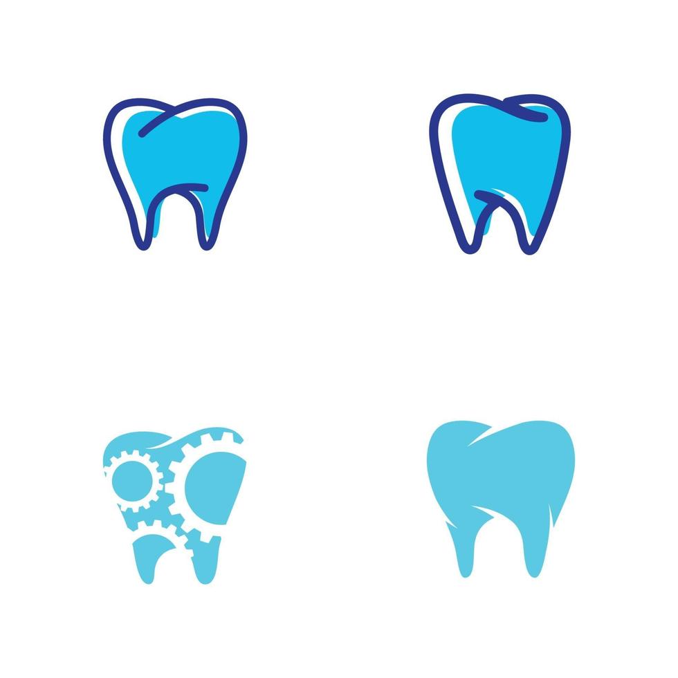 vector de plantilla de logotipo dental