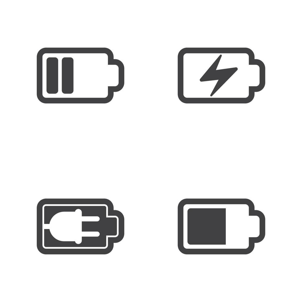 battery icon illustration design vector