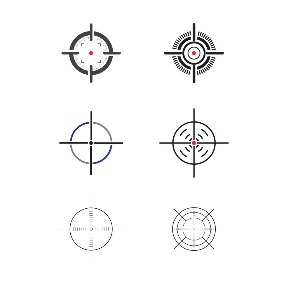 Target Vector icon illustration