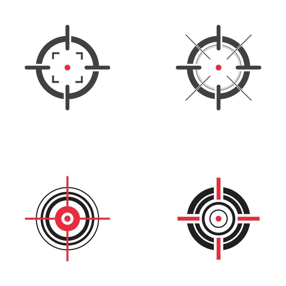 Target Vector icon illustration
