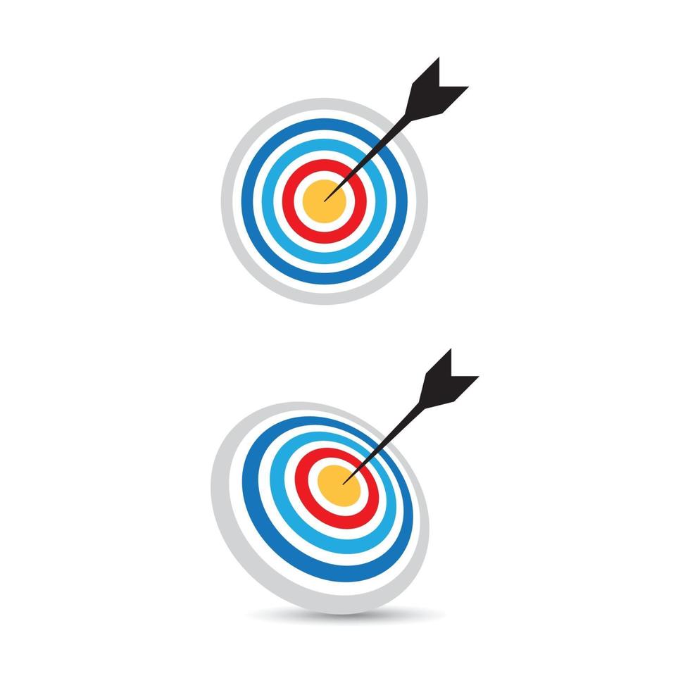 Target Vector icon illustration