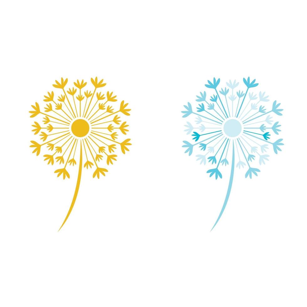 Dandelion vector icon design