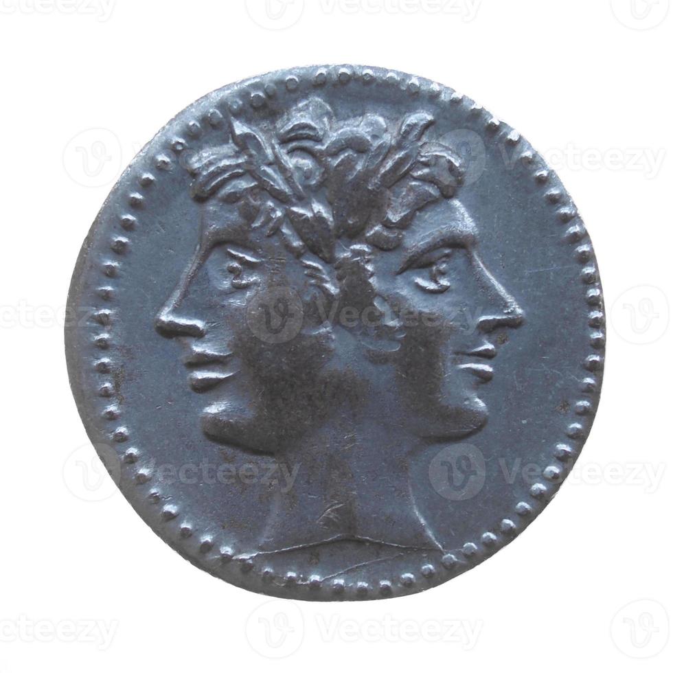 Ancient Roman coin photo