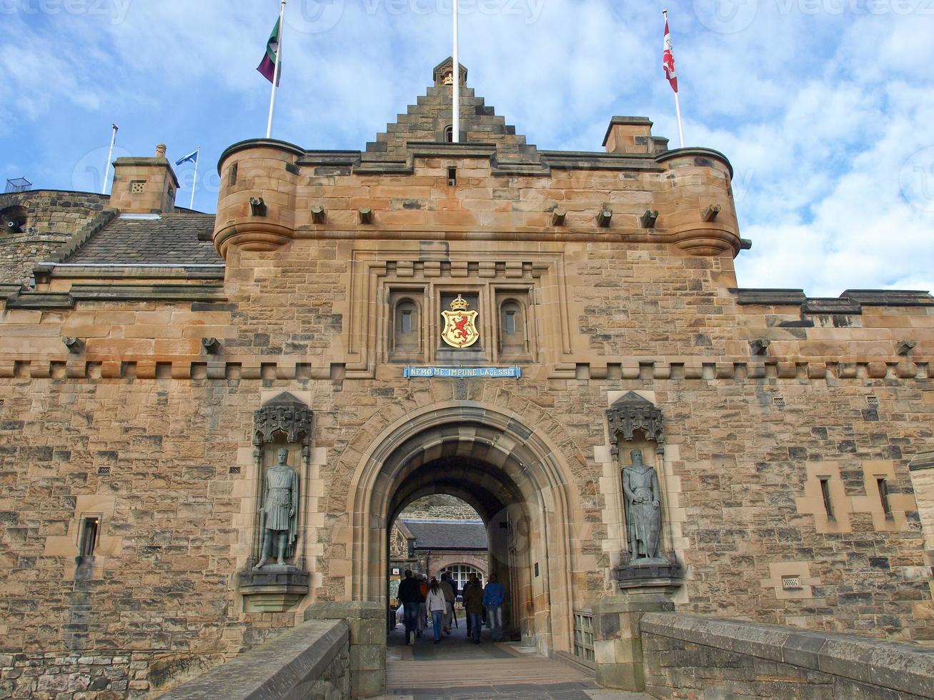 Castillo de Edimburgo en Escocia foto