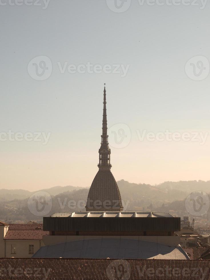 mole antonelliana en turín foto