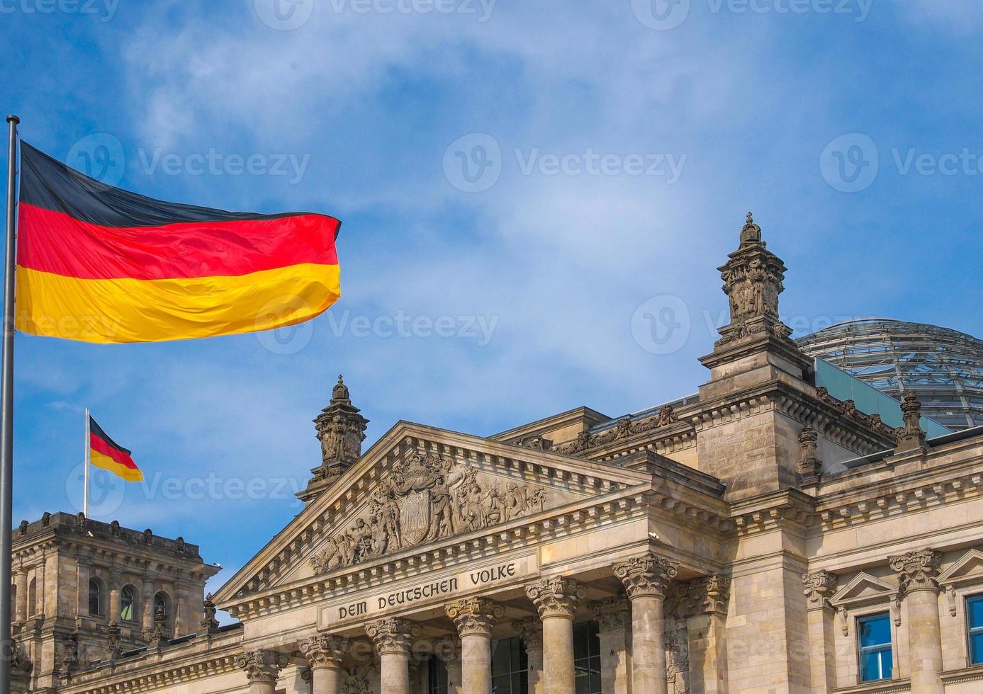 reichstag en berlín foto