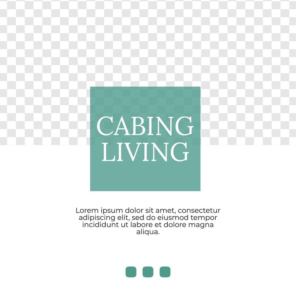 lodging traveling hotel feed design social media post template vector