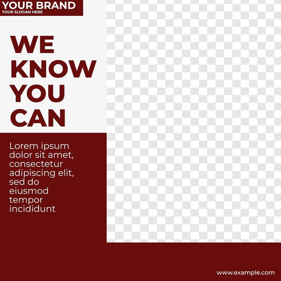 Sport heath feed design social media post template vector