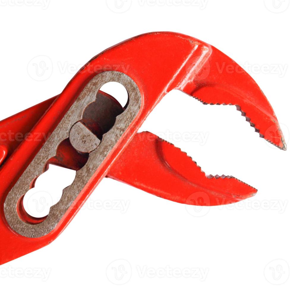 Wrench spanner isolated over white photo