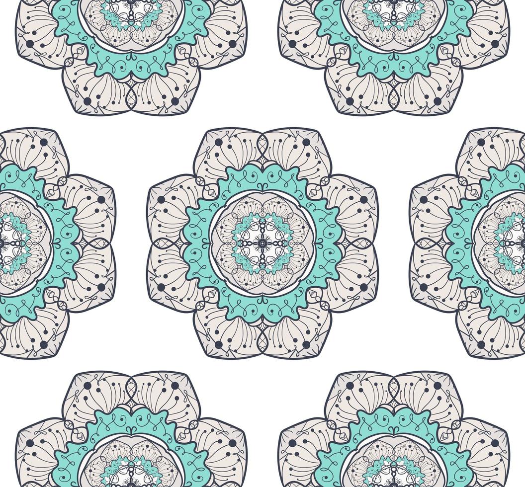 Mandala Seamless Pattern vector