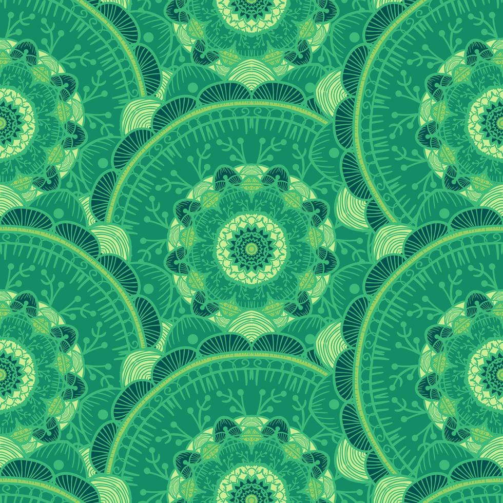 Mandala Seamless Pattern vector