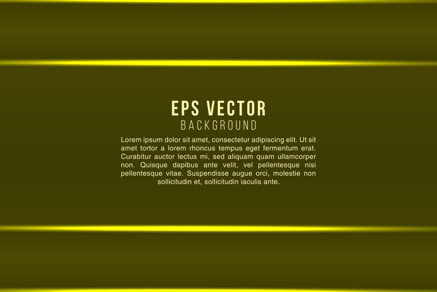 Yellow abstract neon effect background for presentation, poster, web vector