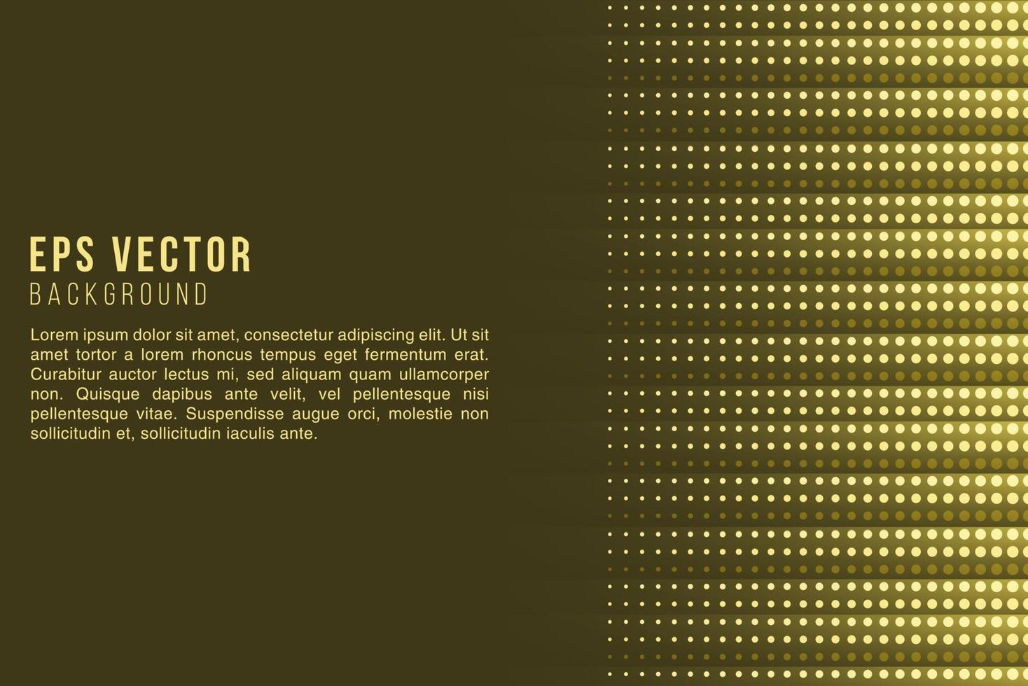 Yellow abstract neon effect background for presentation, poster, web vector