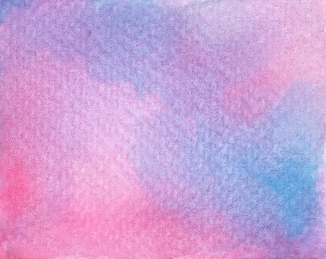 Purple and Pink color abstract watercolor texture background. vector