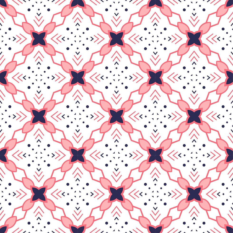 Modern pattern ornament. Abstract shape seamless design vector