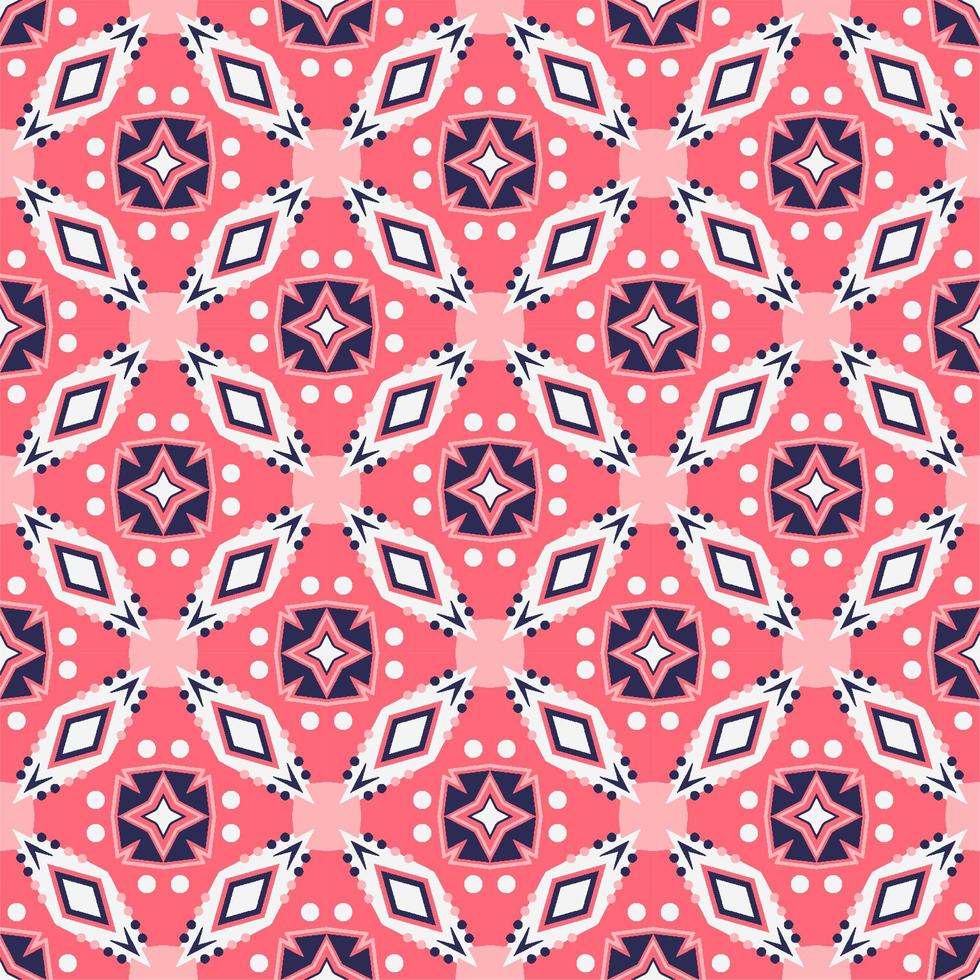 Modern pattern ornament. Abstract shape seamless design vector
