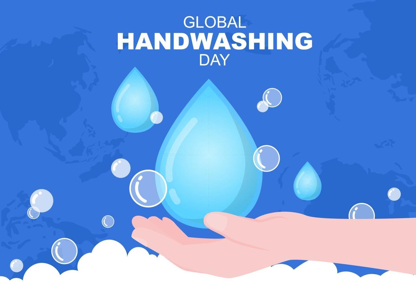 Washing Hands For Prevent Covid 19 Vector