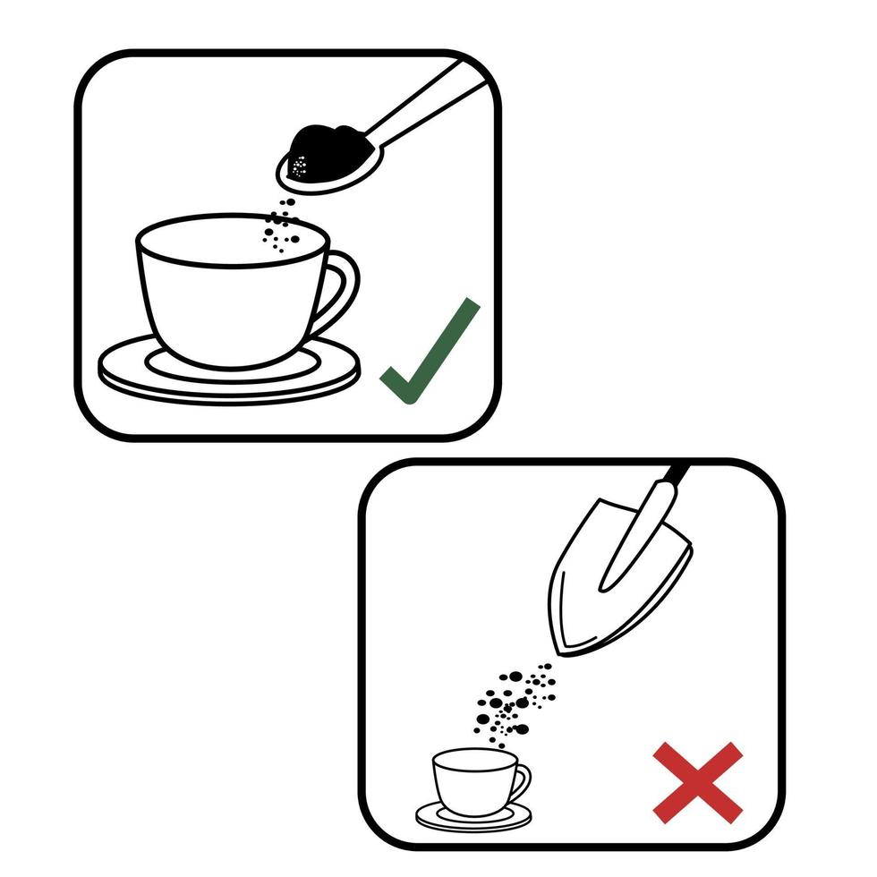 how to serving a coffee vector