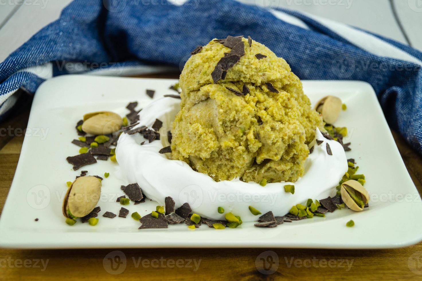 An Italian pistachio ice cream photo