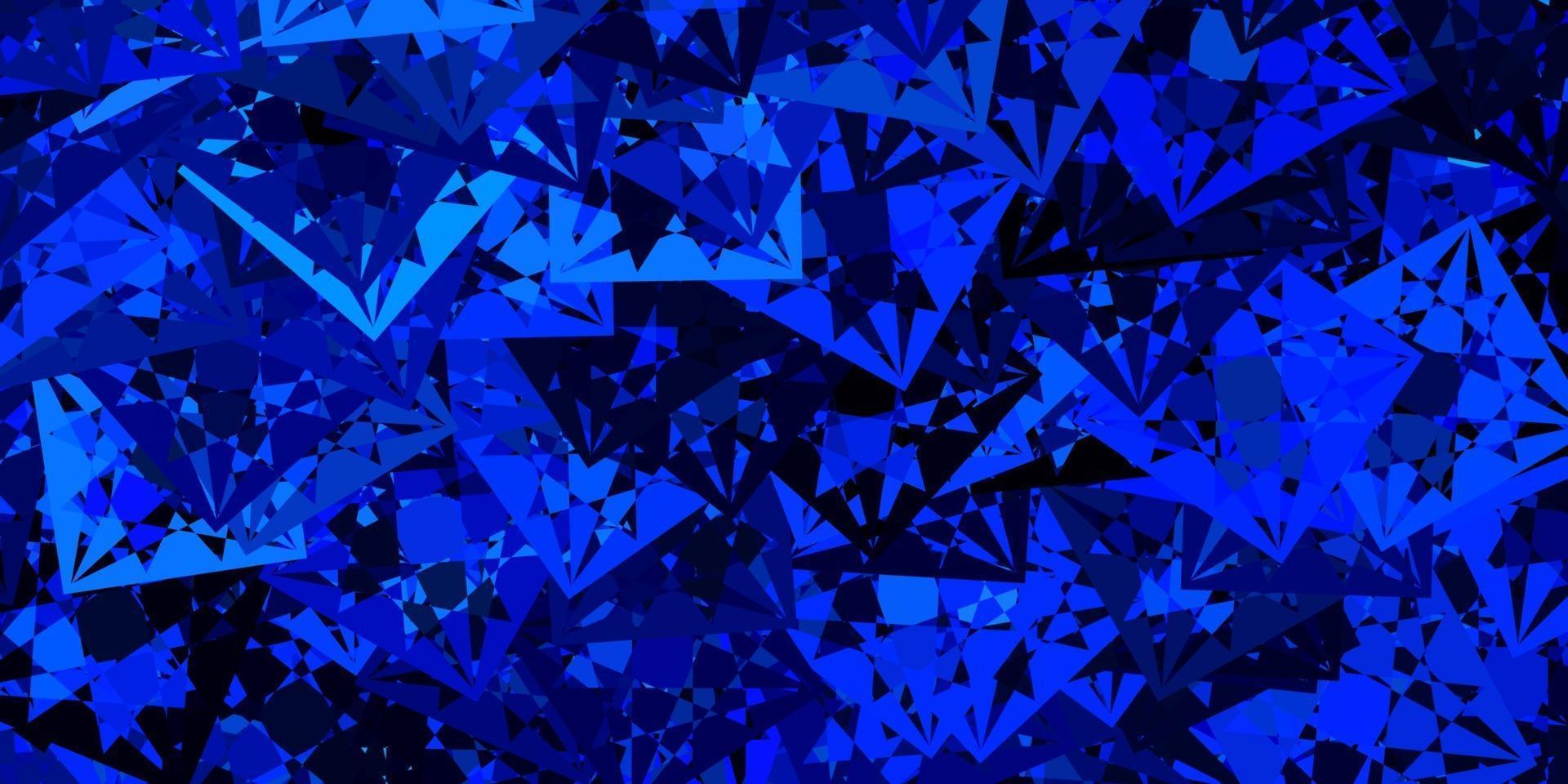 Light Pink, Blue vector background with polygonal forms.